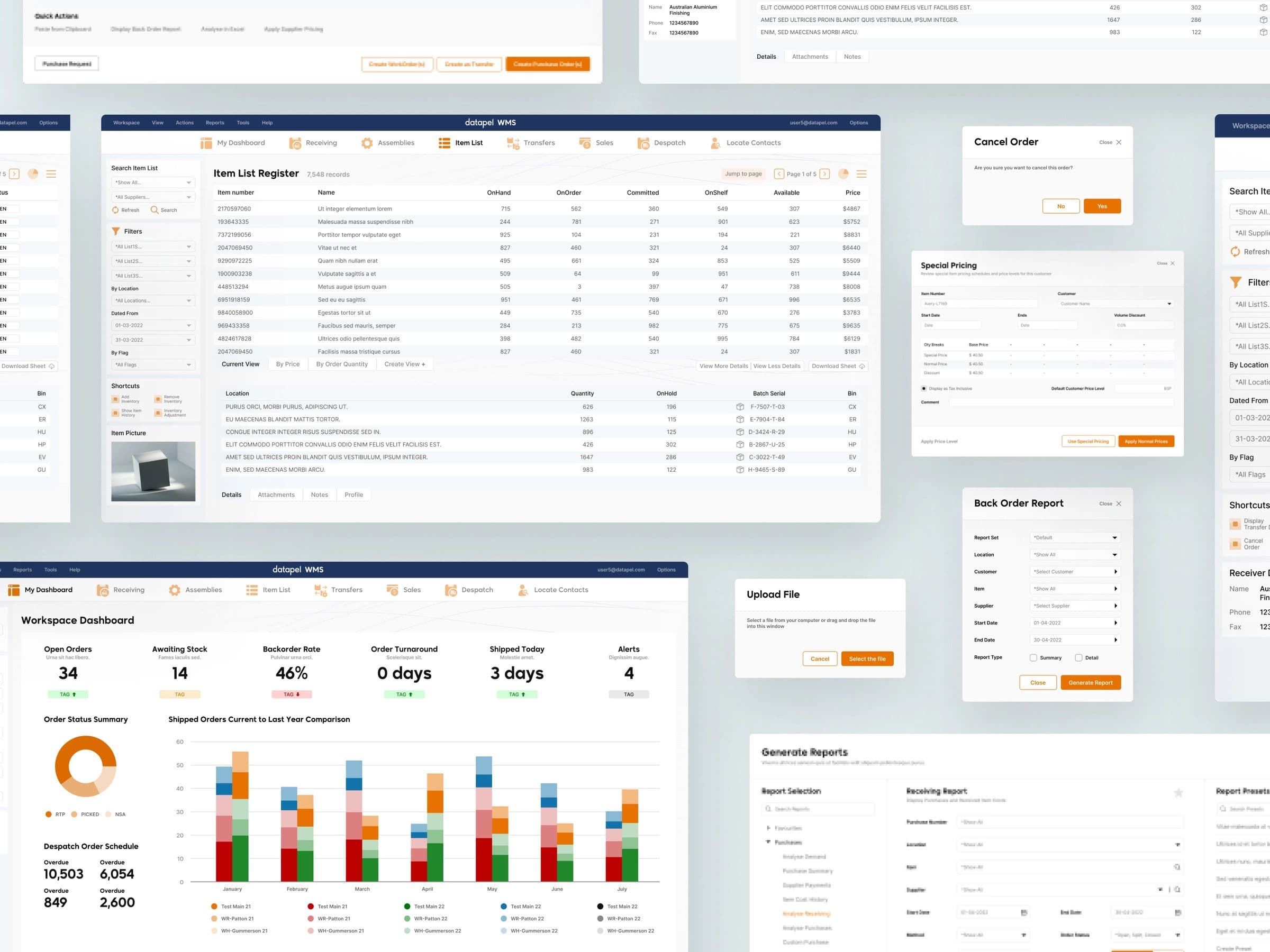 UX of Datapel's Warehouse Management System 1