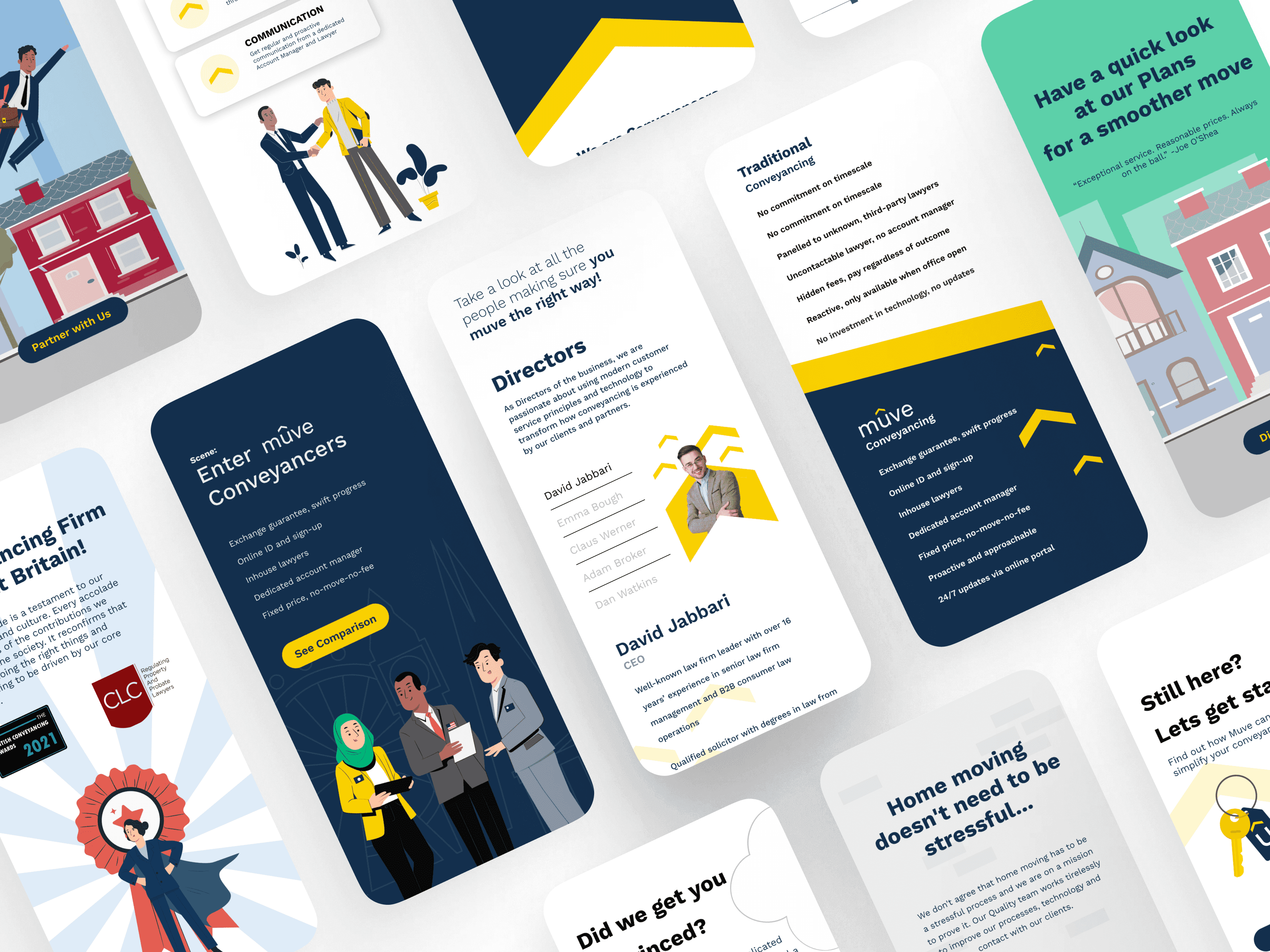Muve UK mobile responsive UX design 1